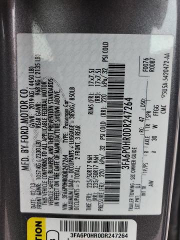 Photo 11 VIN: 3FA6P0HR0DR247264 - FORD FUSION 