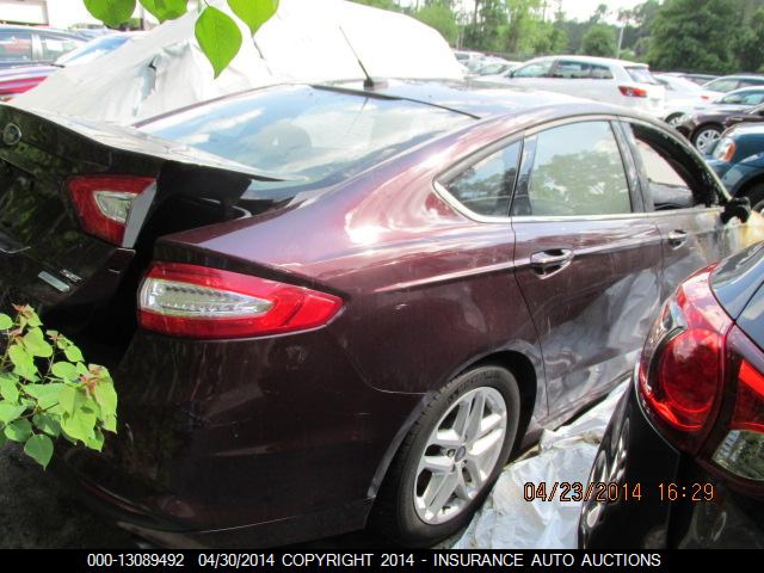 Photo 3 VIN: 3FA6P0HR0DR313022 - FORD FUSION 