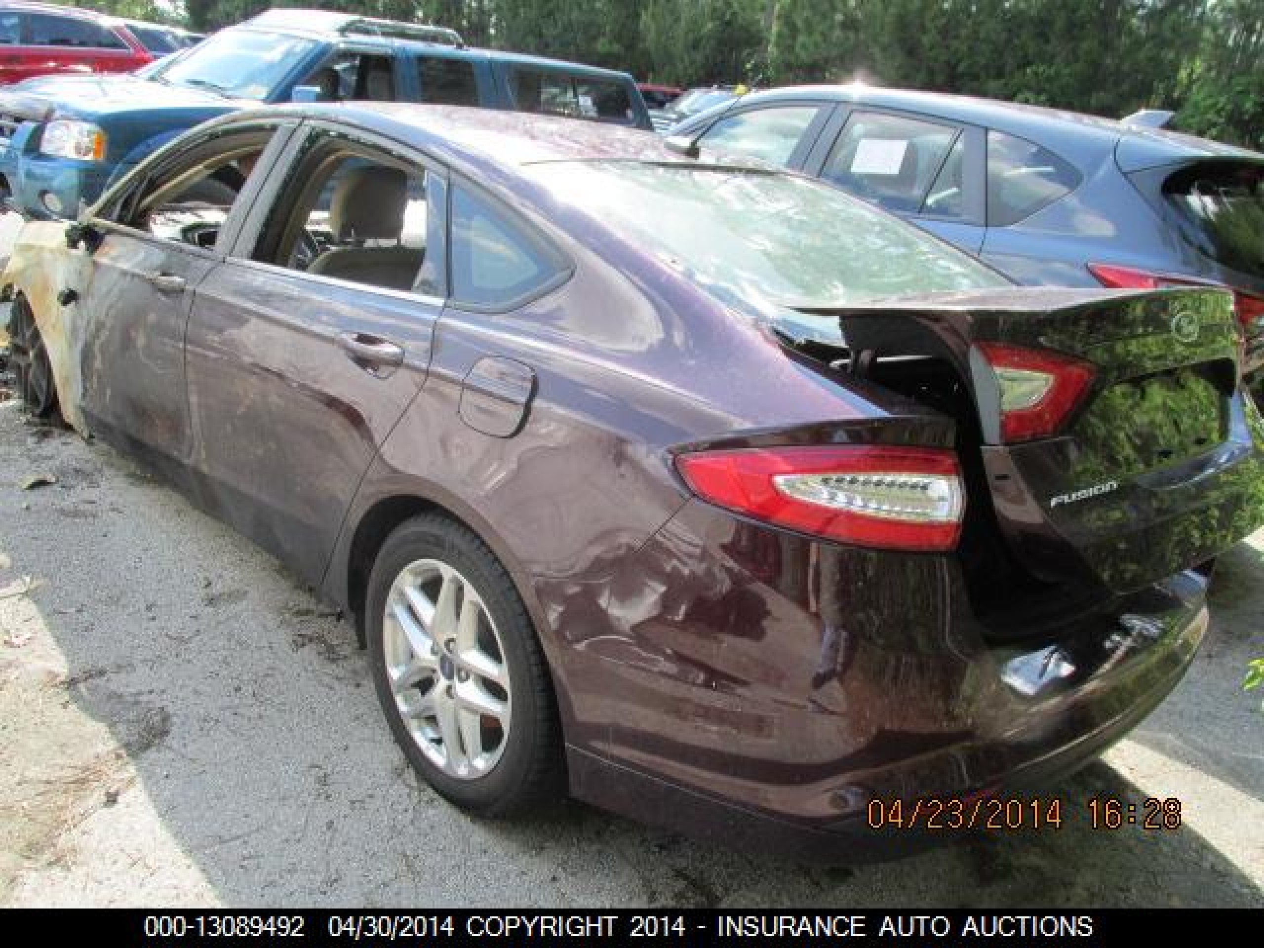 Photo 4 VIN: 3FA6P0HR0DR313022 - FORD FUSION 