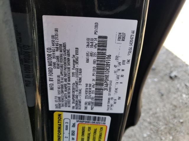 Photo 11 VIN: 3FA6P0HR1DR389106 - FORD FUSION 