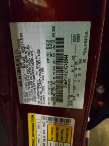 Photo 9 VIN: 3FA6P0HR2DR248044 - FORD FUSION SE 