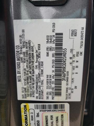 Photo 11 VIN: 3FA6P0HR3DR234055 - FORD FUSION 