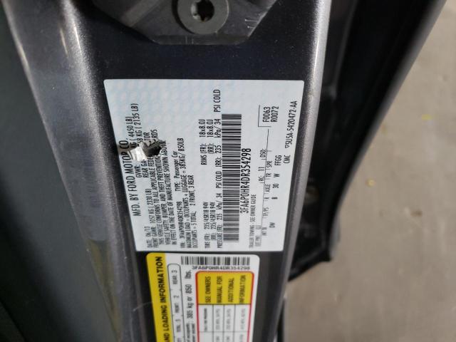 Photo 9 VIN: 3FA6P0HR4DR354298 - FORD FUSION SE 