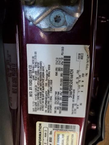 Photo 11 VIN: 3FA6P0HR5DR166924 - FORD FUSION SE 