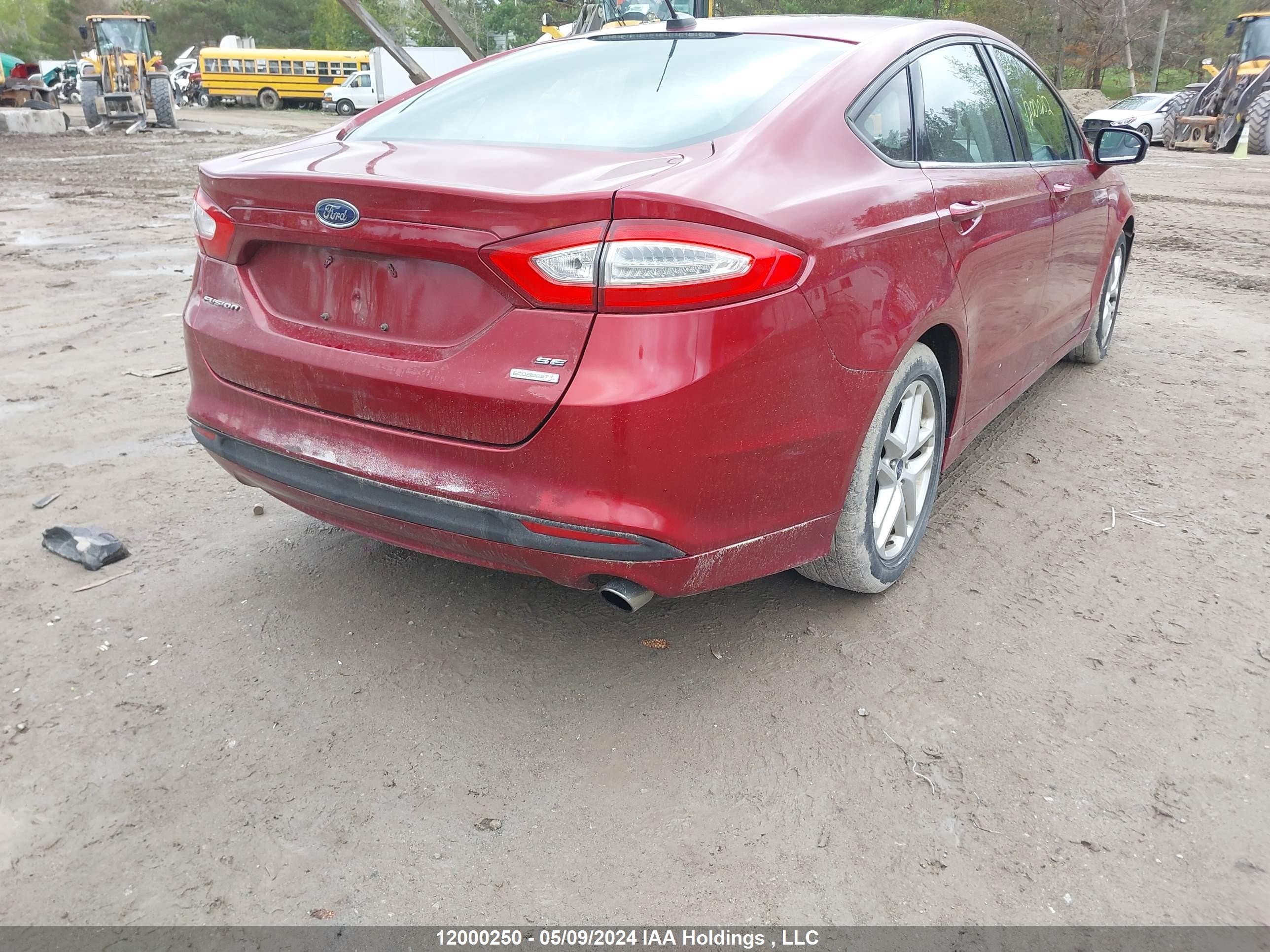 Photo 3 VIN: 3FA6P0HR5DR352981 - FORD FUSION 