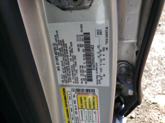 Photo 9 VIN: 3FA6P0HR6DR255403 - FORD FUSION SE 