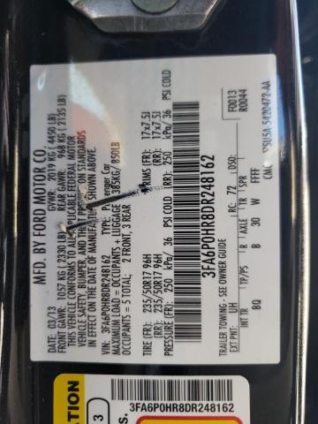 Photo 9 VIN: 3FA6P0HR8DR248162 - FORD FUSION SE 