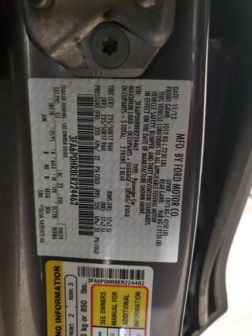 Photo 12 VIN: 3FA6P0HR8ER224462 - FORD FUSION 