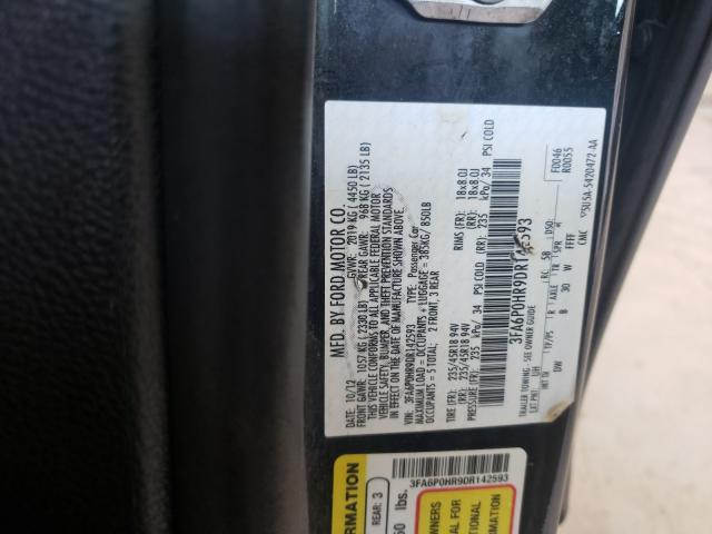 Photo 9 VIN: 3FA6P0HR9DR142593 - FORD FUSION SE 