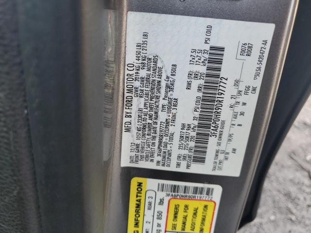 Photo 11 VIN: 3FA6P0HR9DR197772 - FORD FUSION SE 