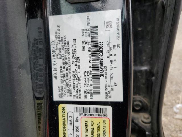 Photo 12 VIN: 3FA6P0HR9DR302066 - FORD FUSION SE 