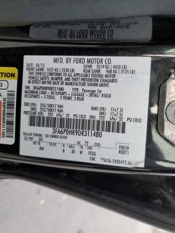 Photo 11 VIN: 3FA6P0HR9DR311480 - FORD FUSION 