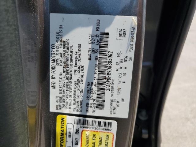 Photo 11 VIN: 3FA6P0HR9DR385062 - FORD FUSION 