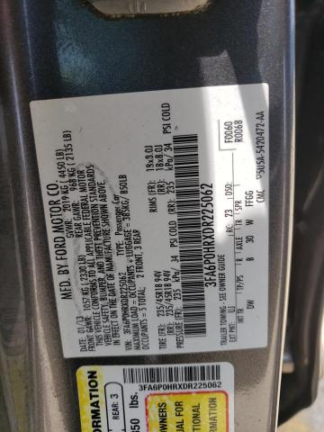 Photo 11 VIN: 3FA6P0HRXDR225062 - FORD FUSION SE 