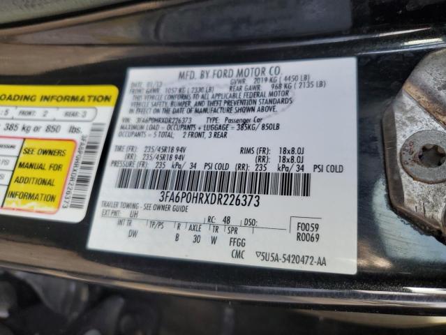 Photo 11 VIN: 3FA6P0HRXDR226373 - FORD FUSION 