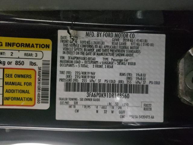 Photo 9 VIN: 3FA6P0K91DR148560 - FORD FUSION TIT 