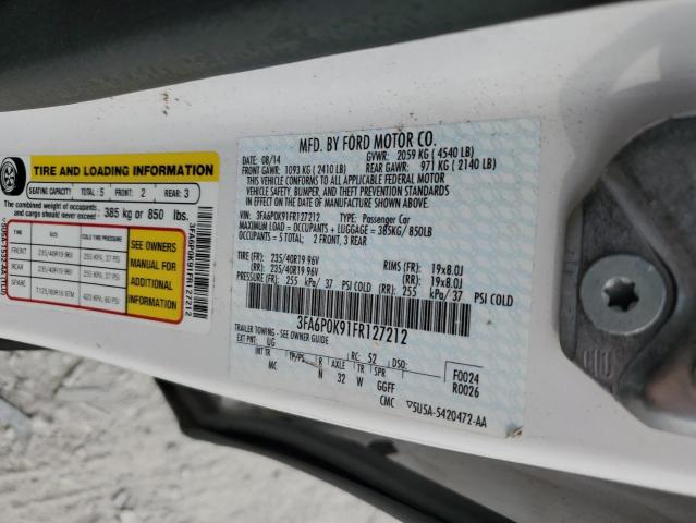 Photo 11 VIN: 3FA6P0K91FR127212 - FORD FUSION TIT 