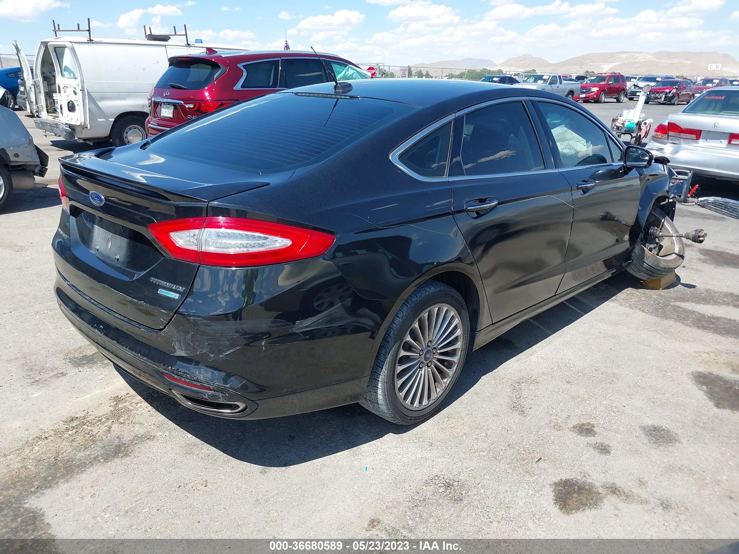 Photo 3 VIN: 3FA6P0K92DR348699 - FORD FUSION 