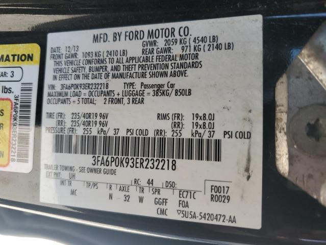 Photo 11 VIN: 3FA6P0K93ER232218 - FORD FUSION TIT 