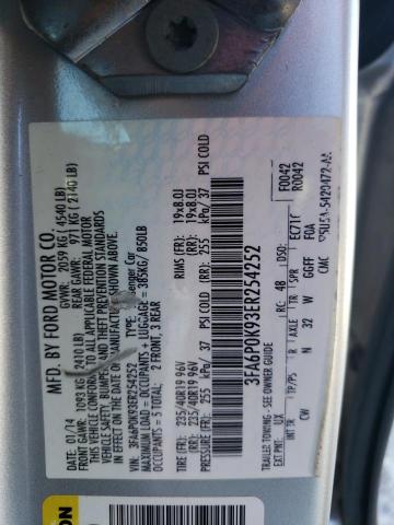 Photo 11 VIN: 3FA6P0K93ER254252 - FORD FUSION TIT 