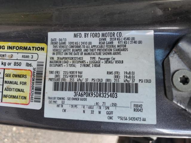 Photo 11 VIN: 3FA6P0K95DR325403 - FORD FUSION TIT 