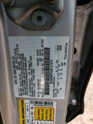 Photo 11 VIN: 3FA6P0K95GR151319 - FORD FUSION TIT 