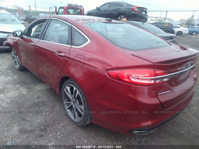 Photo 2 VIN: 3FA6P0K95HR205042 - FORD FUSION 