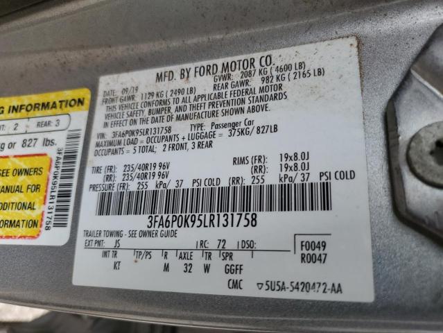 Photo 11 VIN: 3FA6P0K95LR131758 - FORD FUSION 