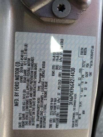Photo 11 VIN: 3FA6P0K96GR214430 - FORD FUSION TIT 