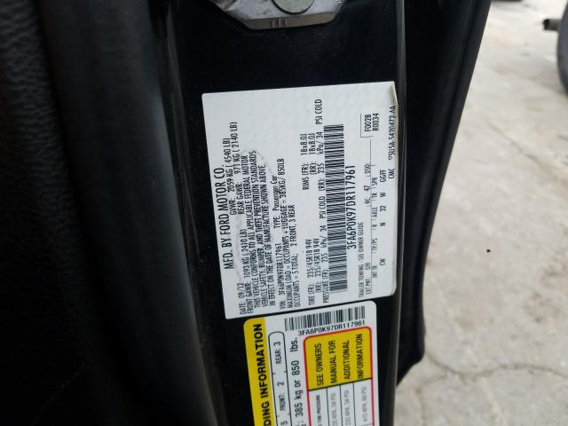 Photo 9 VIN: 3FA6P0K97DR117961 - FORD FUSION TIT 