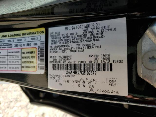 Photo 11 VIN: 3FA6P0K97GR102672 - FORD FUSION TIT 