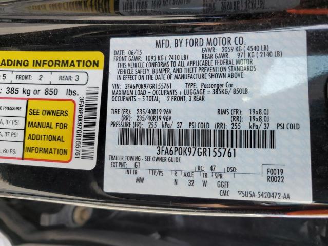 Photo 11 VIN: 3FA6P0K97GR155761 - FORD FUSION TIT 