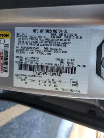 Photo 11 VIN: 3FA6P0K97HR396687 - FORD FUSION TIT 