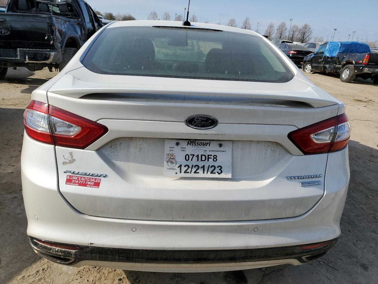 Photo 5 VIN: 3FA6P0K98FR104672 - FORD FUSION 