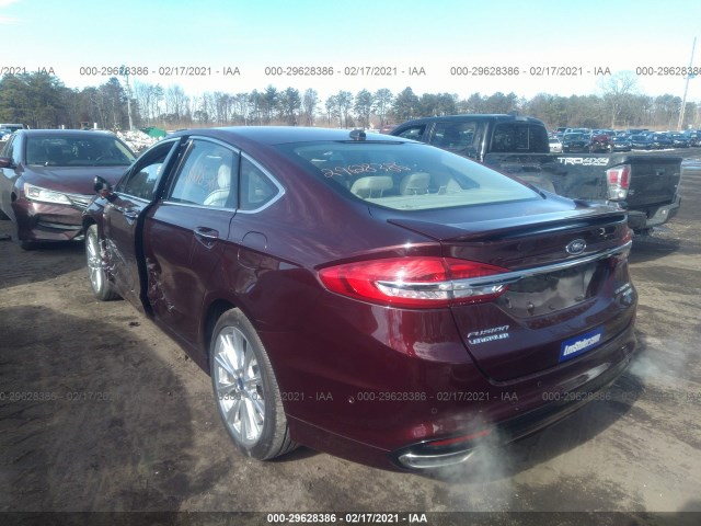 Photo 2 VIN: 3FA6P0K98HR393359 - FORD FUSION 