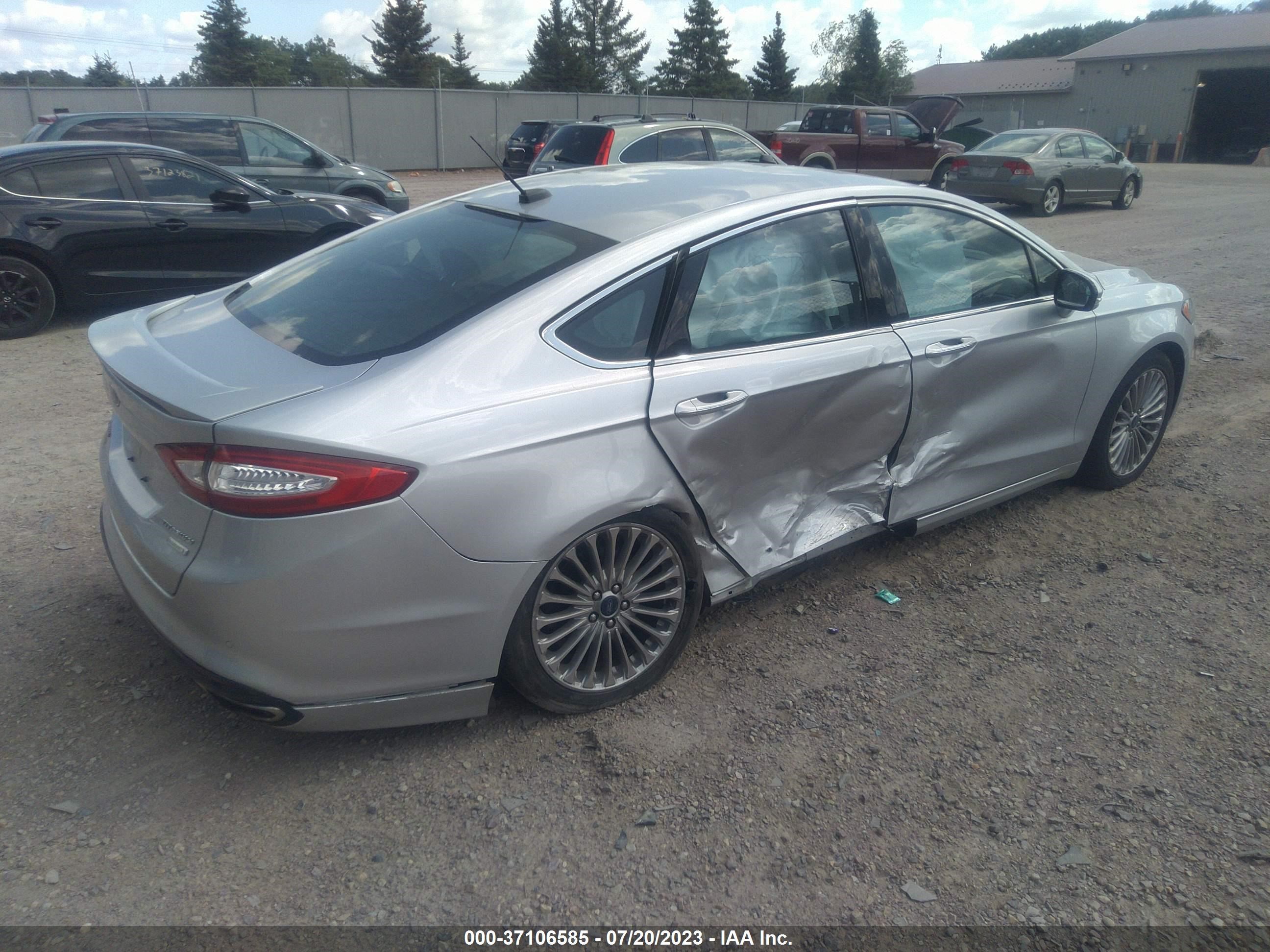 Photo 3 VIN: 3FA6P0K9XER358608 - FORD FUSION 