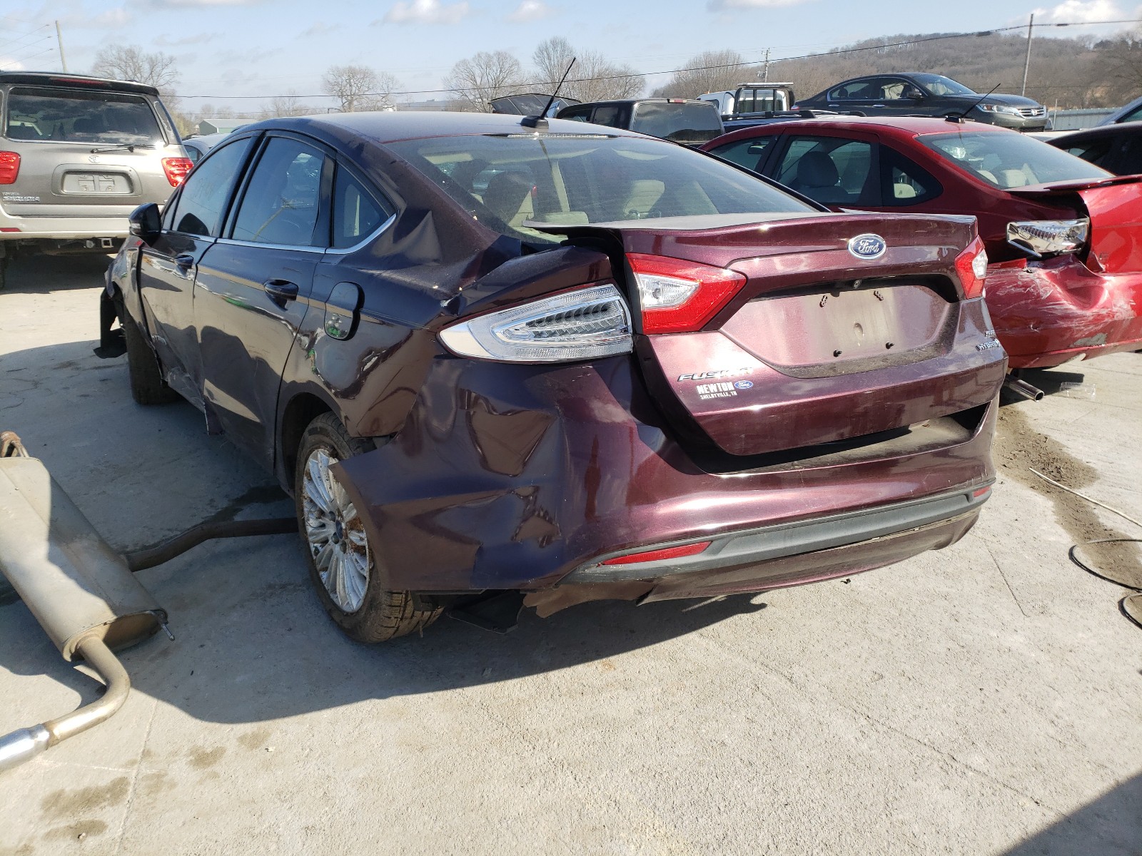 Photo 2 VIN: 3FA6P0LU0DR203972 - FORD FUSION SE 