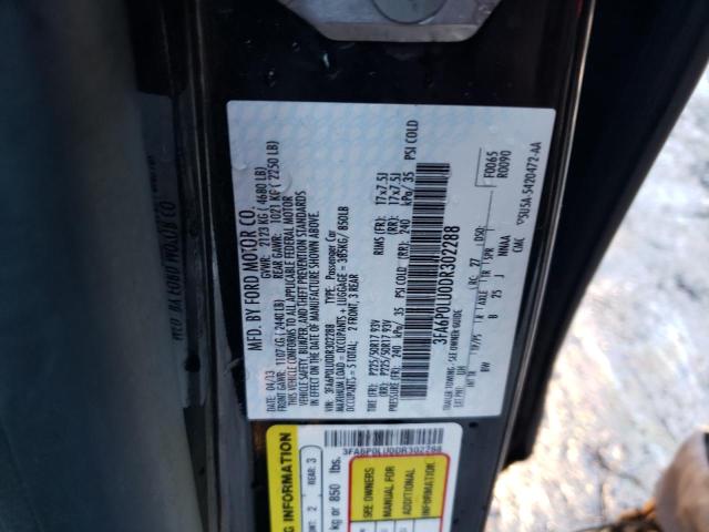 Photo 11 VIN: 3FA6P0LU0DR302288 - FORD FUSION SE 