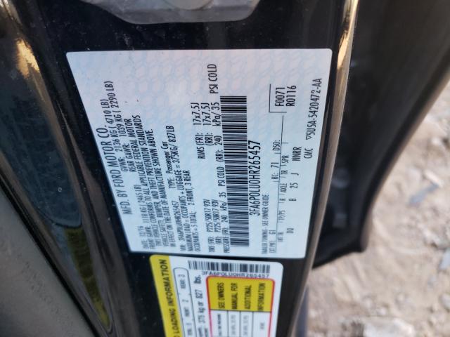 Photo 9 VIN: 3FA6P0LU0HR265457 - FORD FUSION SE 