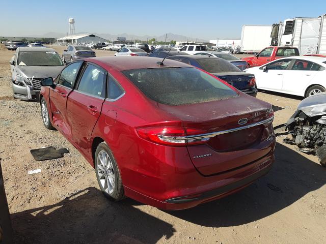 Photo 2 VIN: 3FA6P0LU0HR383721 - FORD FUSION SE 