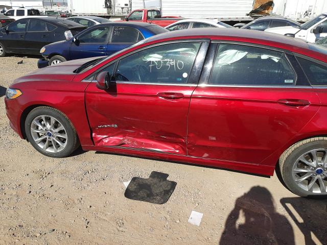 Photo 8 VIN: 3FA6P0LU0HR383721 - FORD FUSION SE 