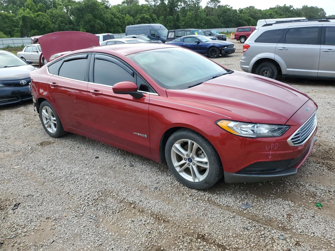 Photo 3 VIN: 3FA6P0LU0JR274181 - FORD FUSION 