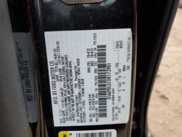 Photo 11 VIN: 3FA6P0LU1DR173901 - FORD FUSION 