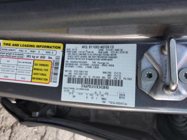 Photo 11 VIN: 3FA6P0LU1ER343840 - FORD FUSION SE 