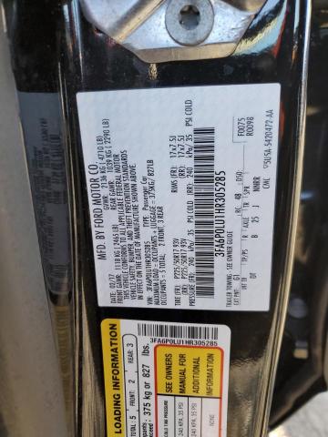 Photo 12 VIN: 3FA6P0LU1HR305285 - FORD FUSION SE 