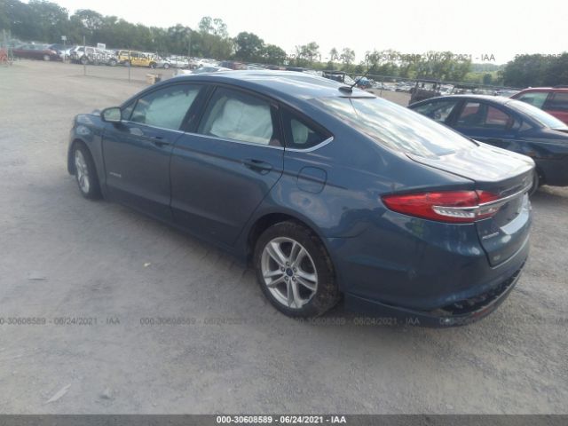 Photo 2 VIN: 3FA6P0LU1JR162215 - FORD FUSION HYBRID 