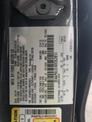 Photo 11 VIN: 3FA6P0LU1KR262851 - FORD FUSION 