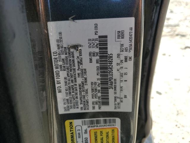 Photo 11 VIN: 3FA6P0LU2GR248285 - FORD FUSION 