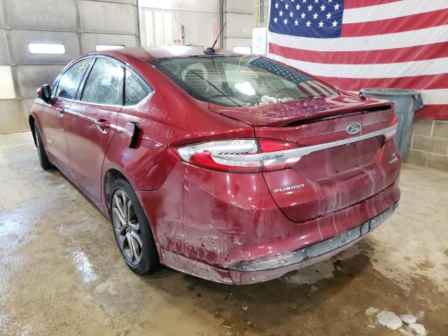 Photo 2 VIN: 3FA6P0LU2HR149306 - FORD FUSION SE 