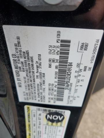 Photo 9 VIN: 3FA6P0LU2JR249184 - FORD FUSION SE 